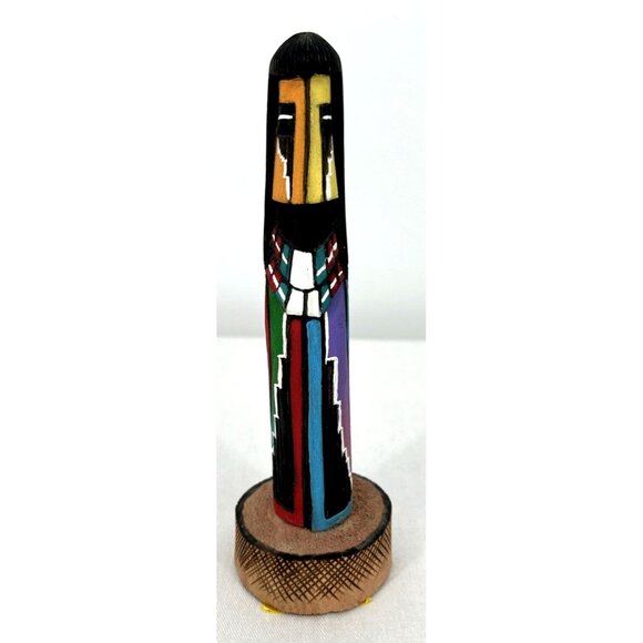 Brenda Smith Kachina Doll Native Navajo 7" Hand Crafted COA - Picture 1 of 10